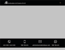 Tablet Screenshot of collasac.com
